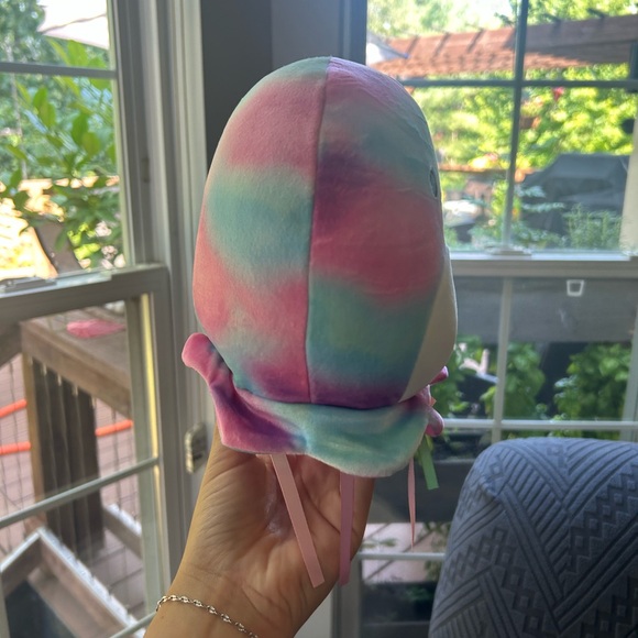 Krisa the pink tye dye jellyfish squishmallow NWT 8in - Picture 2 of 5